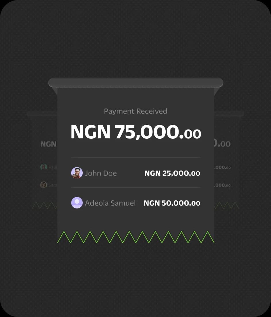 Receive payments